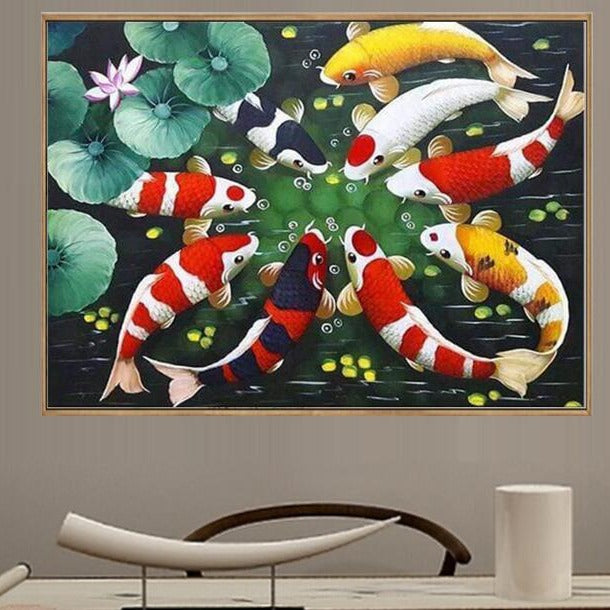 40X50CM - Fish DIY 5D Full Diamond Painting NO Frame