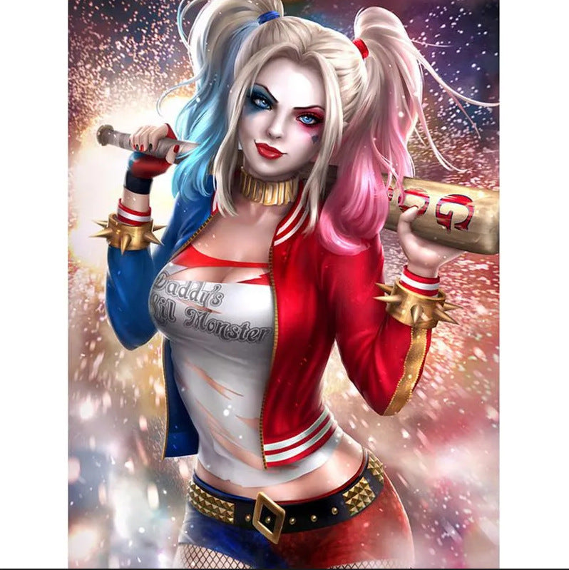 60X80CM - Girl DIY 5D Full Diamond Painting NO FRAME