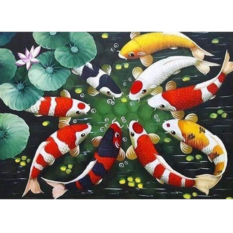 40X50CM - Fish DIY 5D Full Diamond Painting NO Frame