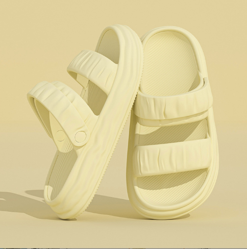 Dual-Purpose Summer Beach Slides Women Sandals Breathable Hole Shoes Anti-Slip Home Slippers