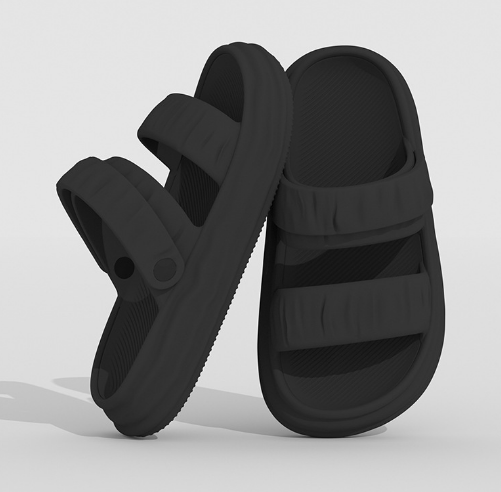 Dual-Purpose Summer Beach Slides Women Sandals Breathable Hole Shoes Anti-Slip Home Slippers