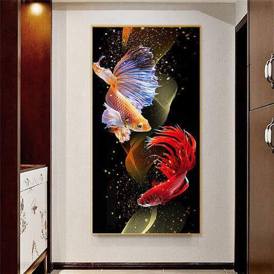 50X80cm - Fish DIY 5D Full Diamond Painting NO FRAME