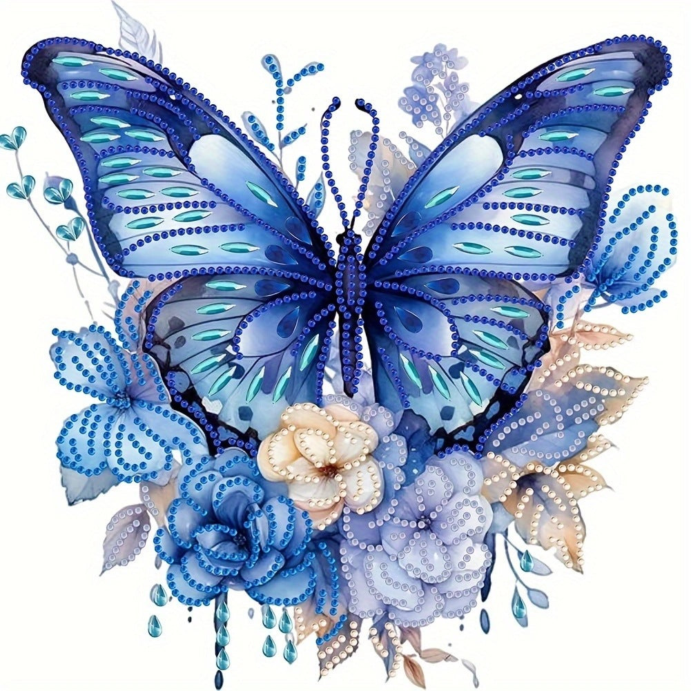 30X30cm-butterfly 5D Diamond Painting Kits NO FRAME special beads