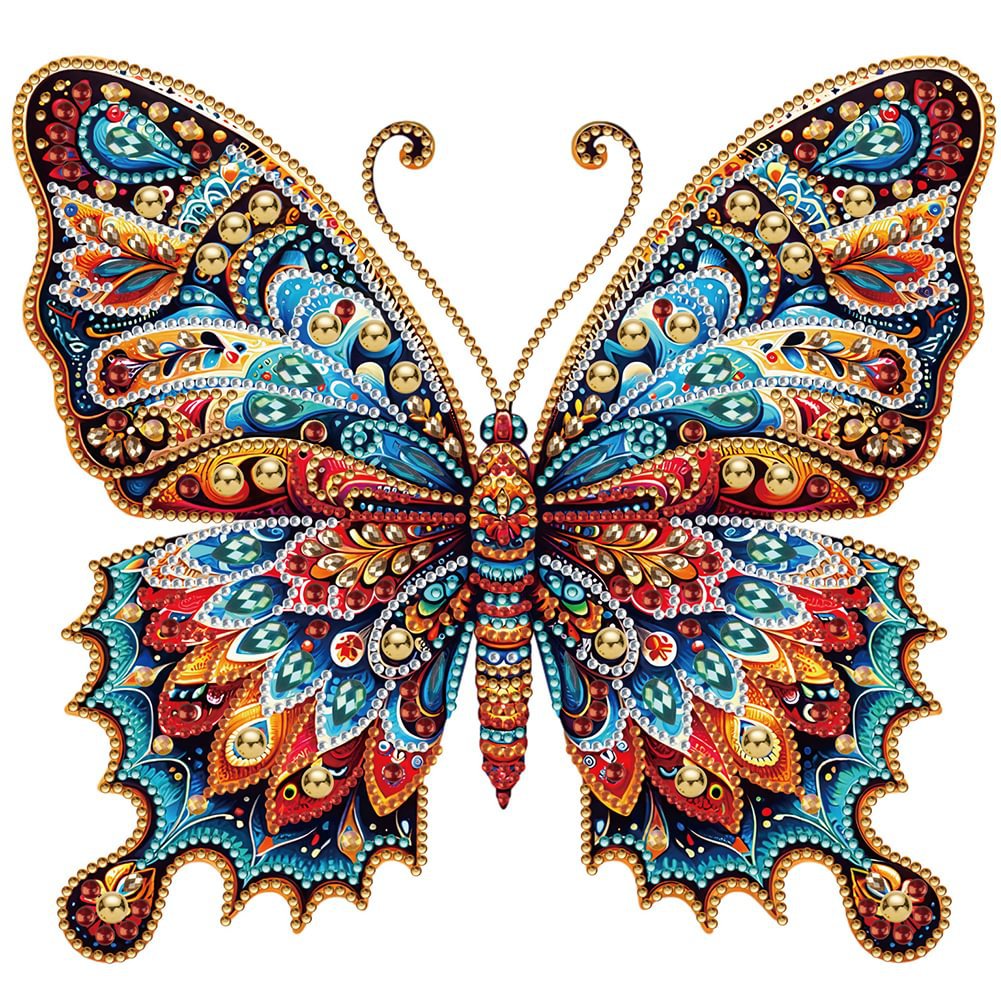 30X30cm-butterfly 5D Diamond Painting Kits NO FRAME special beads