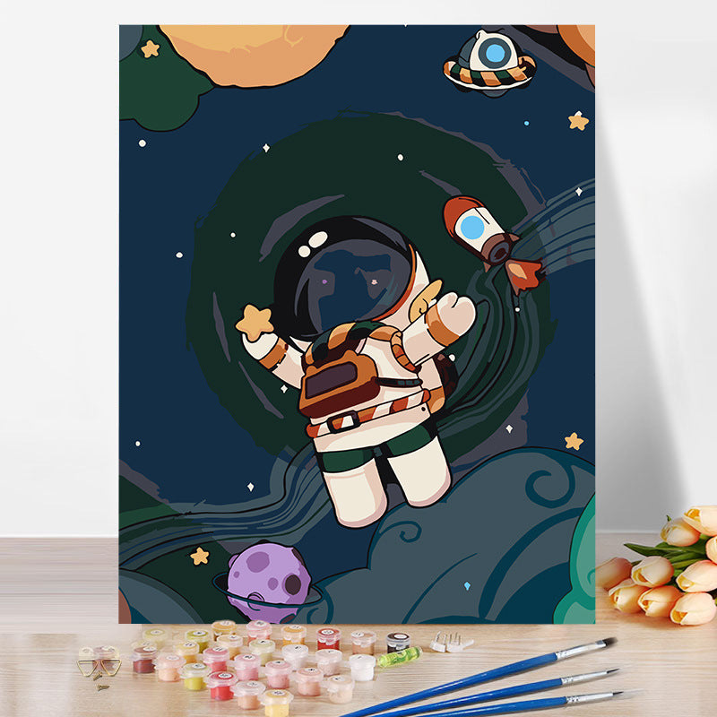 Astronaut No Framed DIY Oil Painting By Numbers 40*50CM