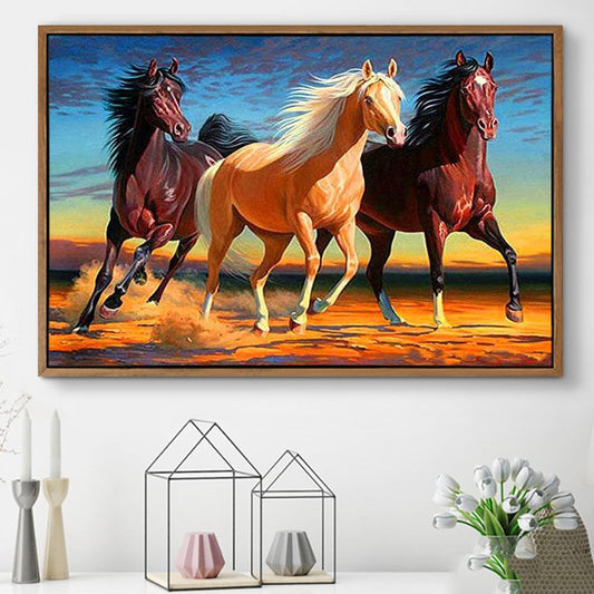 60X80CM - Horse DIY 5D Full Diamond Painting NO FRAME