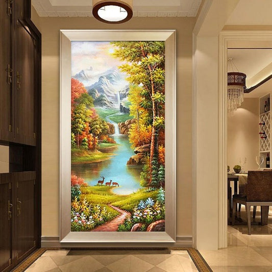 60X110CM -  Scenery DIY 5D Full Diamond Painting NO Frame