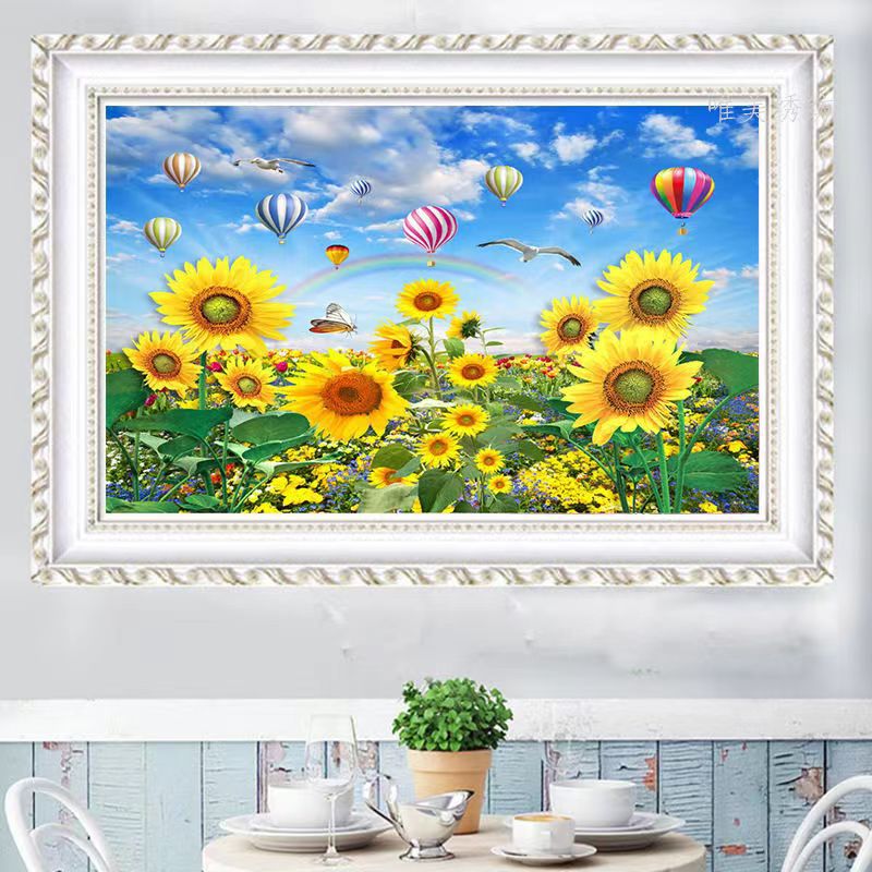 60X100CM -  Sunflower DIY 5D Full Diamond Painting NO Frame