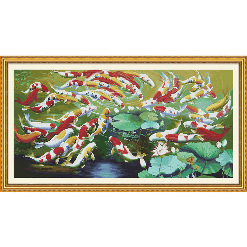 160X75CM-Fish -DIY 5D full Diamond Painting NO FRAME