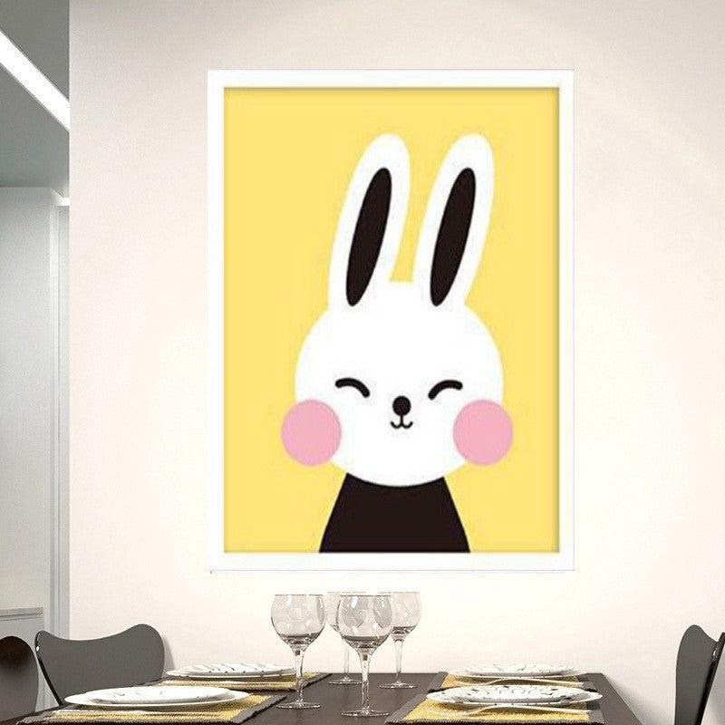 50x70CM-Rabbit cartoon- DIY 5D full Diamond Painting NO FRAME  	A8121