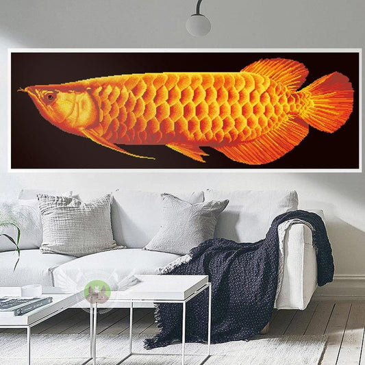 120x50CM-Gold Fish- 5D Full Diamond Painting DIY Pictures