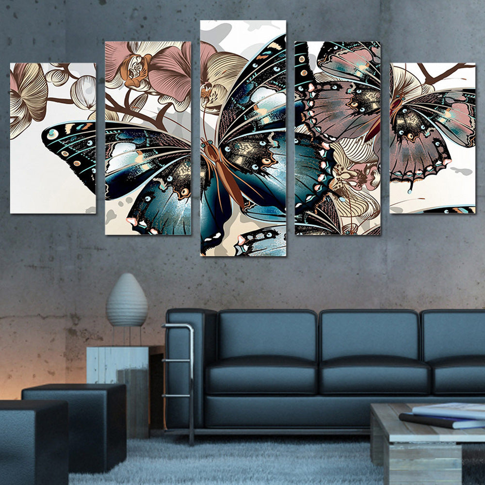 95x45CM-Butterfly- DIY 5D full Diamond Painting M1287