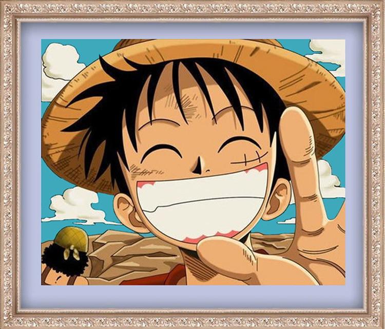 60x50CM One piece Full Diamond Painting NO Frame Round diamond