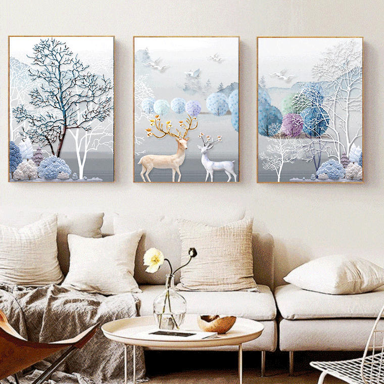 135X60CM- Deer -DIY 5D full Diamond Painting NO FRAME