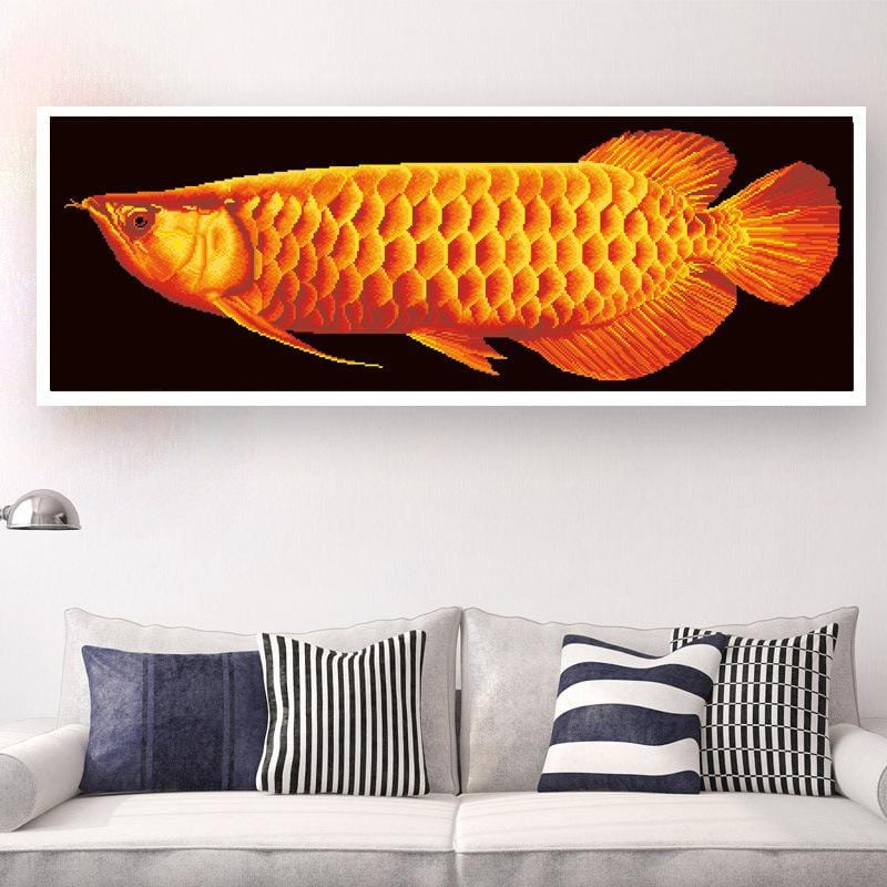 120x50CM-Gold Fish- 5D Full Diamond Painting DIY Pictures