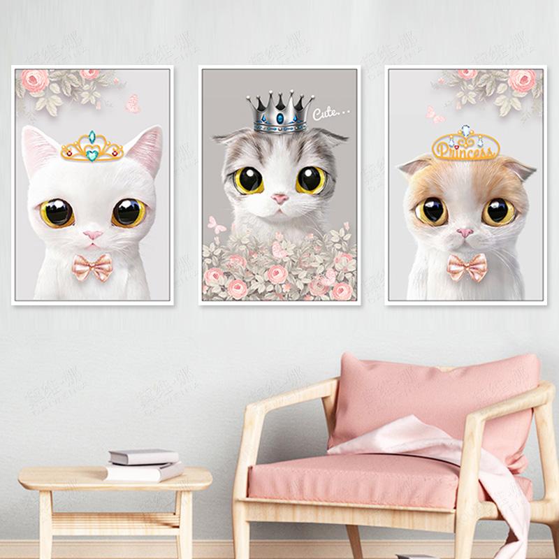 120*55 (3PCS CAT) - Full Drilled Diamond Painting-No Frame