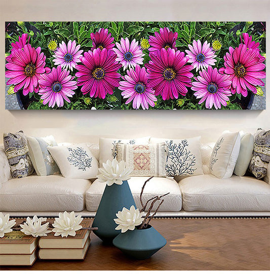 100x35cm Daisy Flower 5d diy diamond painting full drill NO FRAME M0847