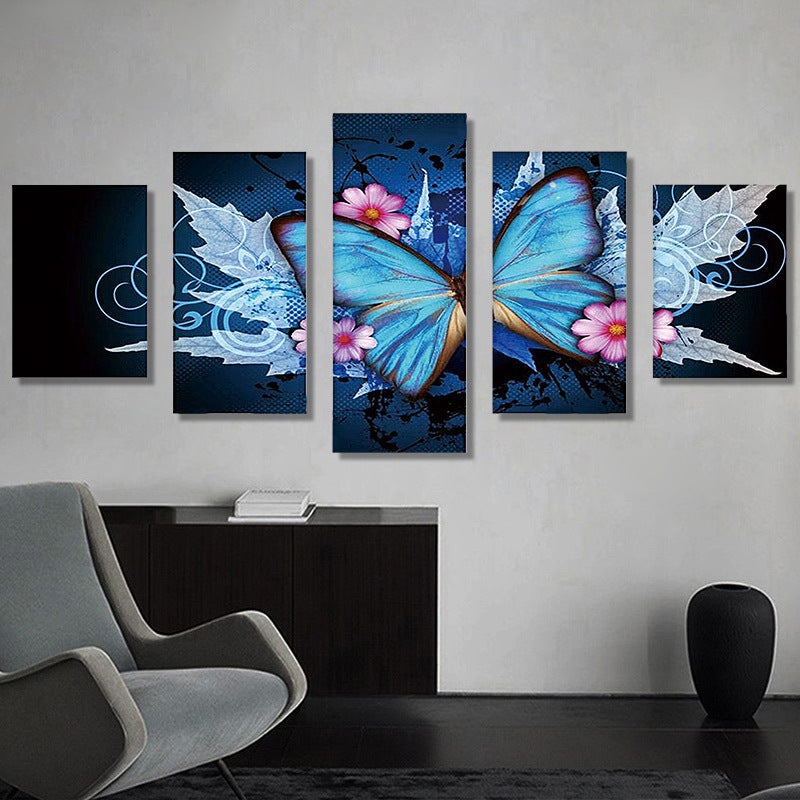 95x45CM-Butterfly- DIY 5D full Diamond Painting M1783