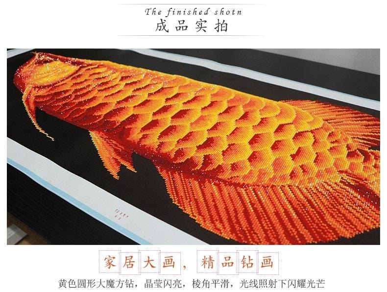 120x50CM-Gold Fish- 5D Full Diamond Painting DIY Pictures