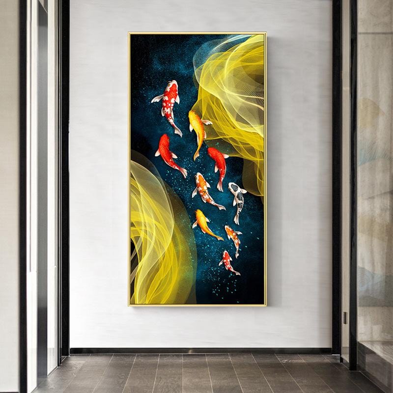 50X100CM-9 Fish- DIY 5D Diamond Painting Full drilled No frame