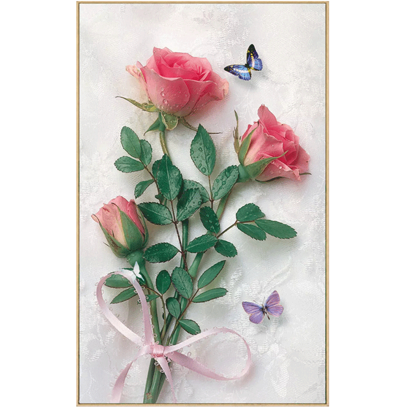 60x100CM Rose 5D Full Diamond Painting DIY Pictures