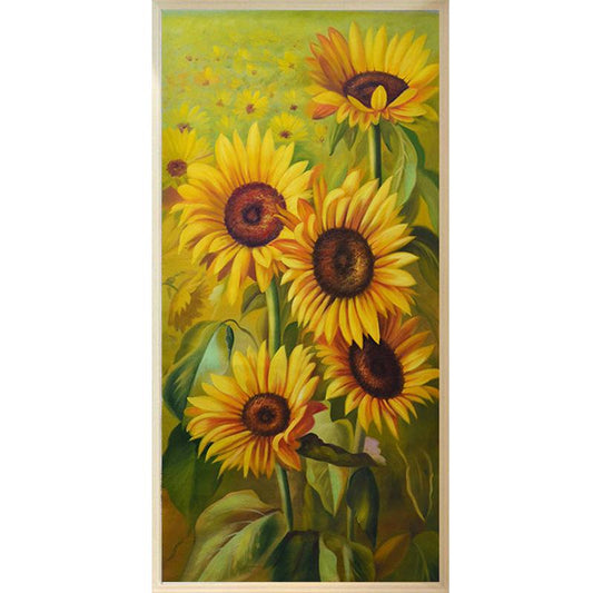 50x90CM Sunflower 5D Full Diamond Painting NO Frame square diamond