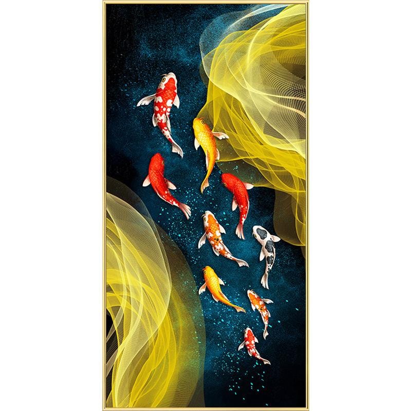 50X100CM-9 Fish- DIY 5D Diamond Painting Full drilled No frame