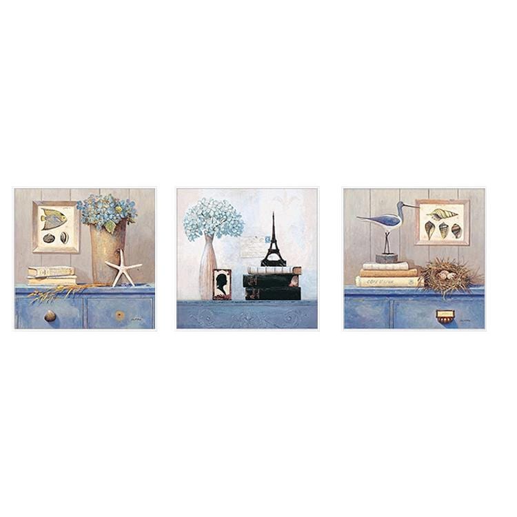 120x40CM （3pcs- 40*40*30cm） 5d diamond painting no frame-Modern