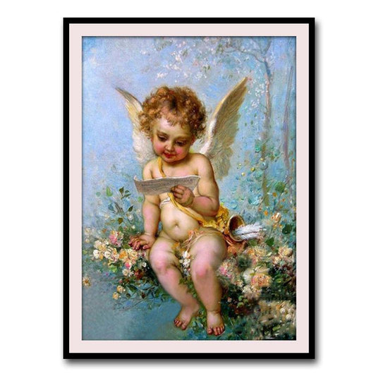 50x60CM Angel Full Diamond Painting NO Frame Round diamond