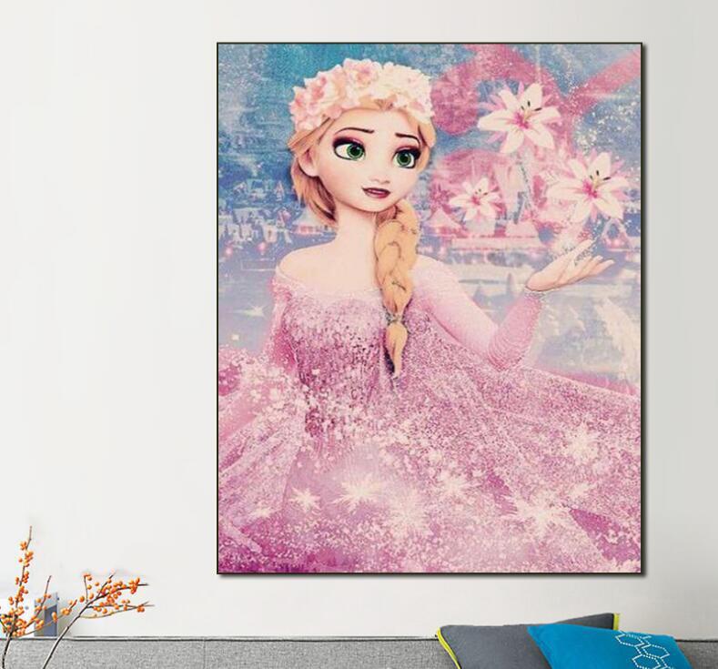 40x50CM-Elsa- DIY 5D full Diamond Painting