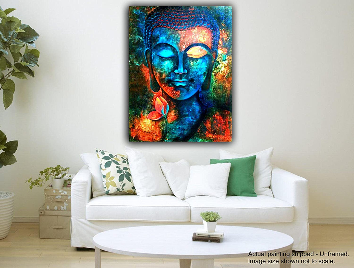 45x60CM Buddha Full Diamond Painting NO Frame Round diamond