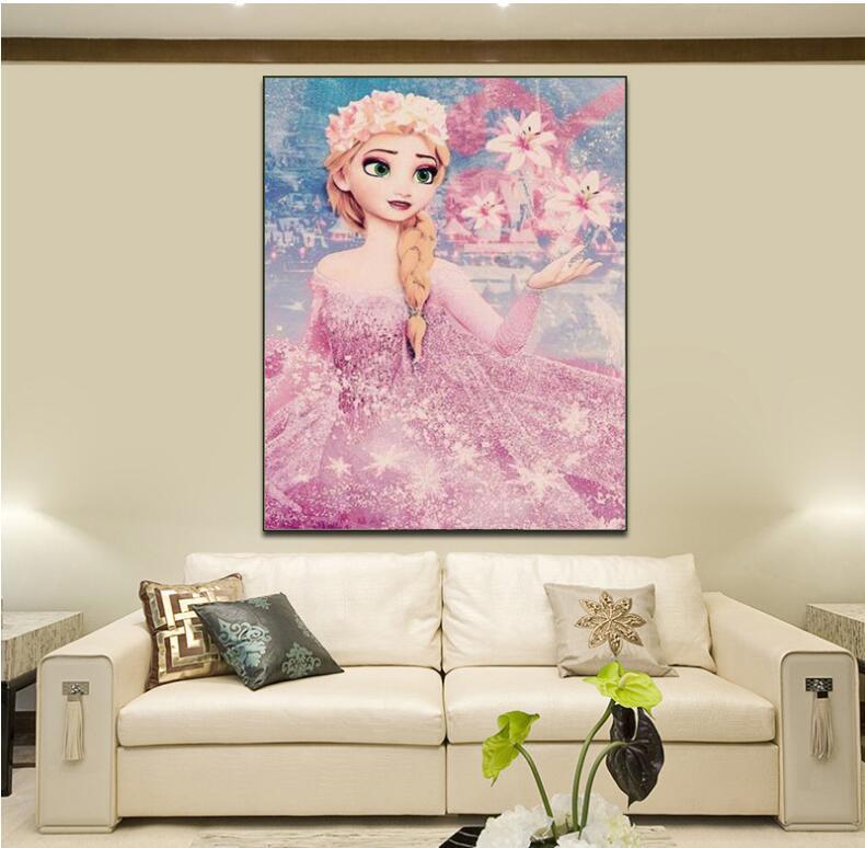 40x50CM-Elsa- DIY 5D full Diamond Painting