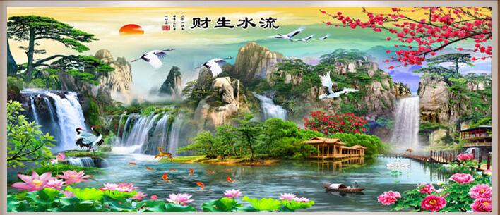 150X60CM -landscape DIY 5D full Diamond Painting