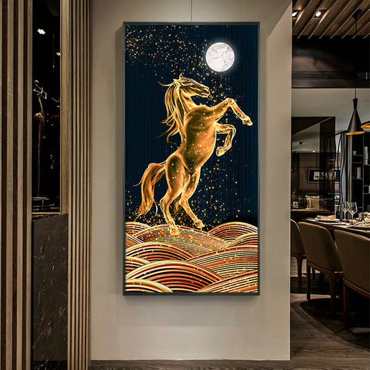 50x90cm horse moon  5d diy diamond painting full drill NO FRAME