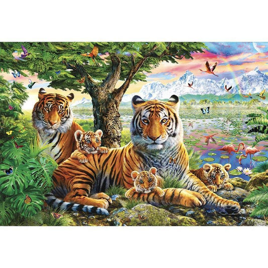 120X80CM-Tiger -DIY 5D full Diamond Painting NO FRAME