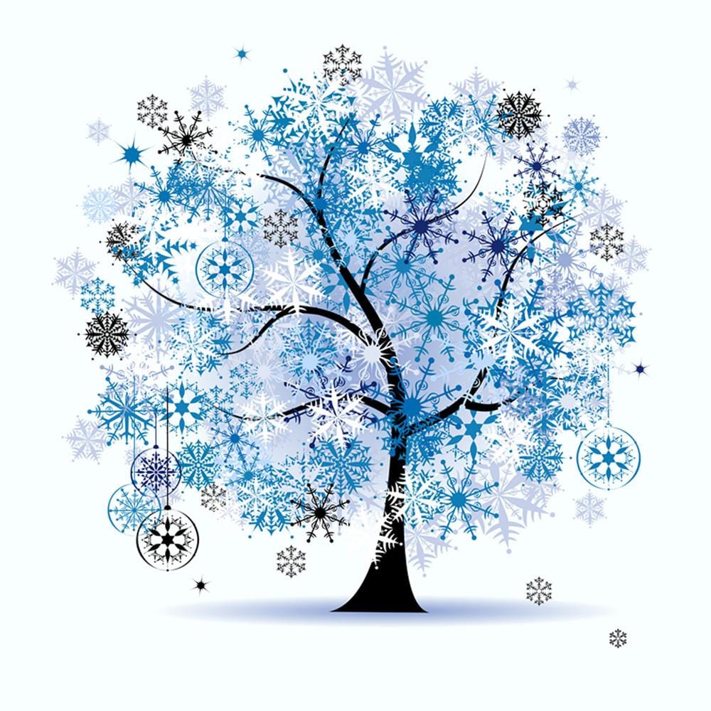 30*30cm5D diamond painting spring, summer, autumn and winter four seasons tree