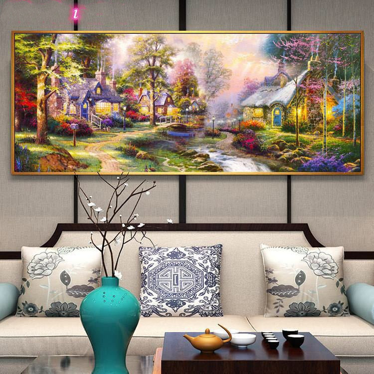 150x60cm Landscape 5d diy diamond painting full drill NO FRAME