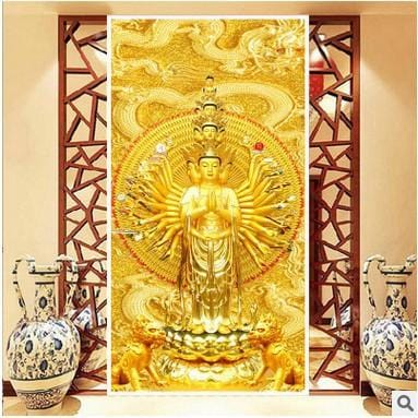 60*120CM-Home-5D diamond painting-Big size Avalokitesvara