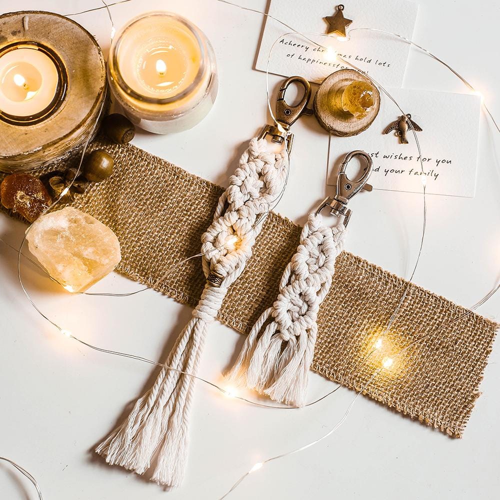 GT012 Key chain Home Tapestry Pendant Nordic Decoration Wall Hanging （2pcs）