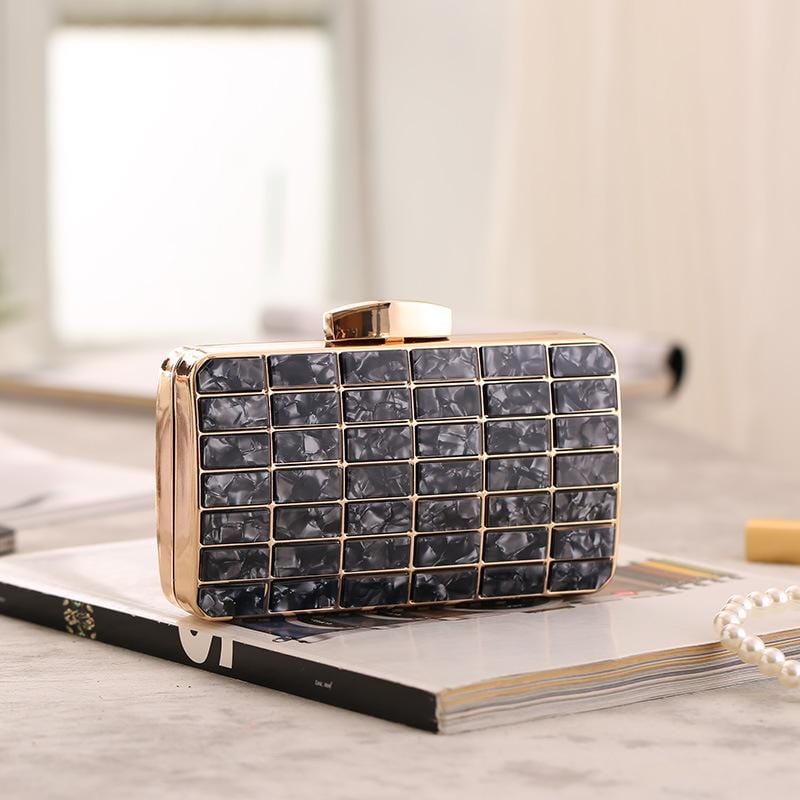 Evening Bags and Clutches for Women Acrylic Clutch Bridal Purse Wedding Party Handbag
