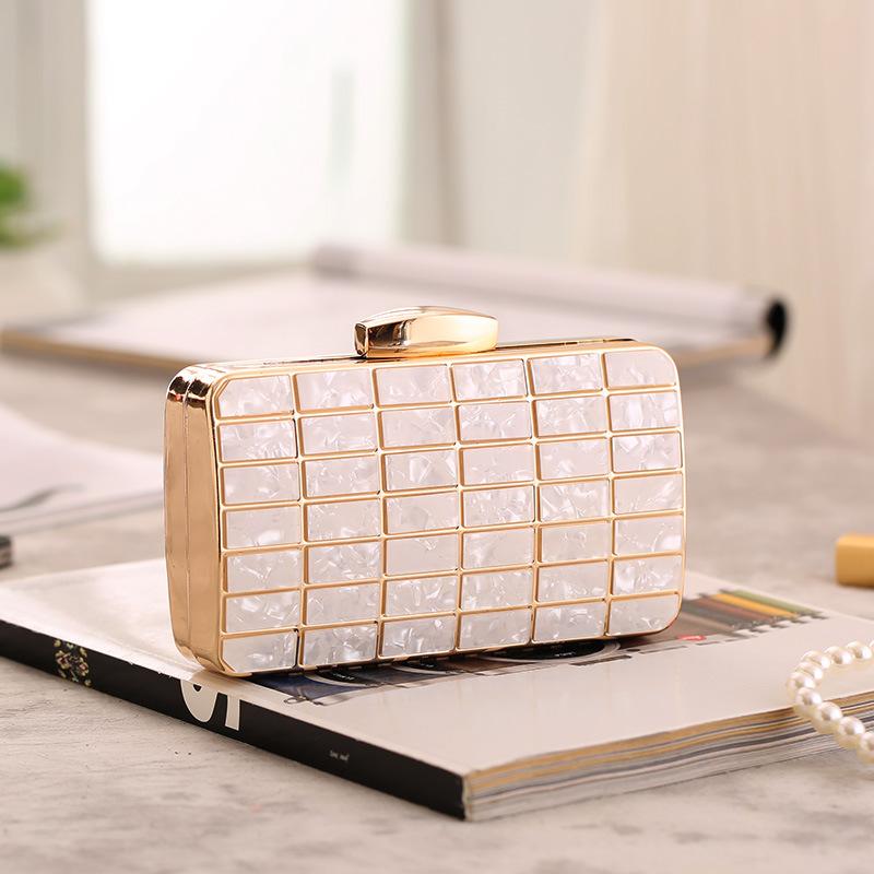 Evening Bags and Clutches for Women Acrylic Clutch Bridal Purse Wedding Party Handbag