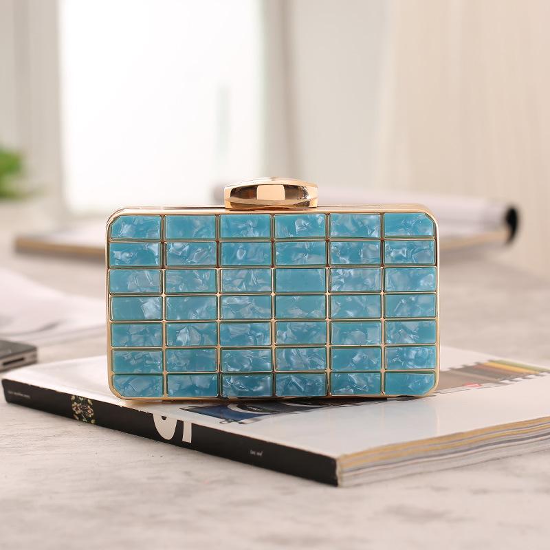 Evening Bags and Clutches for Women Acrylic Clutch Bridal Purse Wedding Party Handbag