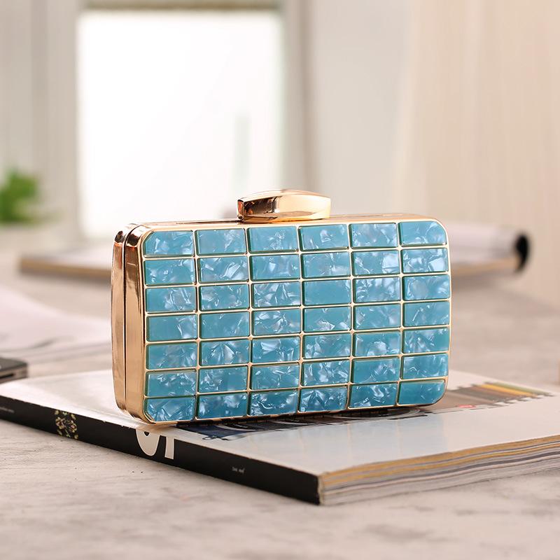 Evening Bags and Clutches for Women Acrylic Clutch Bridal Purse Wedding Party Handbag