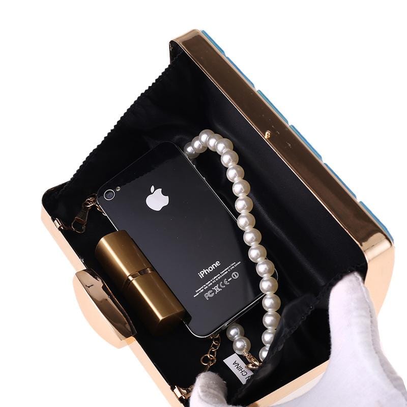 Evening Bags and Clutches for Women Acrylic Clutch Bridal Purse Wedding Party Handbag