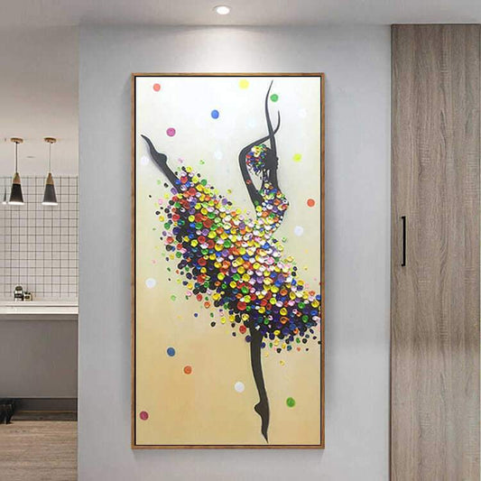 40x70CM-Ballet girl- DIY 5D full Diamond Painting