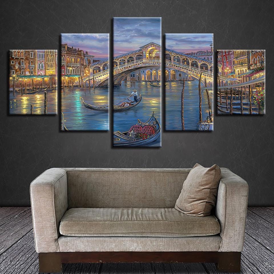 5 PCS Prints Poster Wall Modular Picture Modern Paintings Canvas Art Home Decoration Artwork