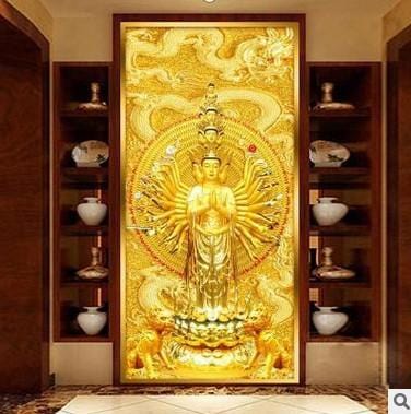 60*120CM-Home-5D diamond painting-Big size Avalokitesvara