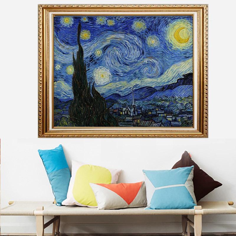 60X85CM-Starry Night 5D Diamond Painting DIY Pictures-Full Diamond