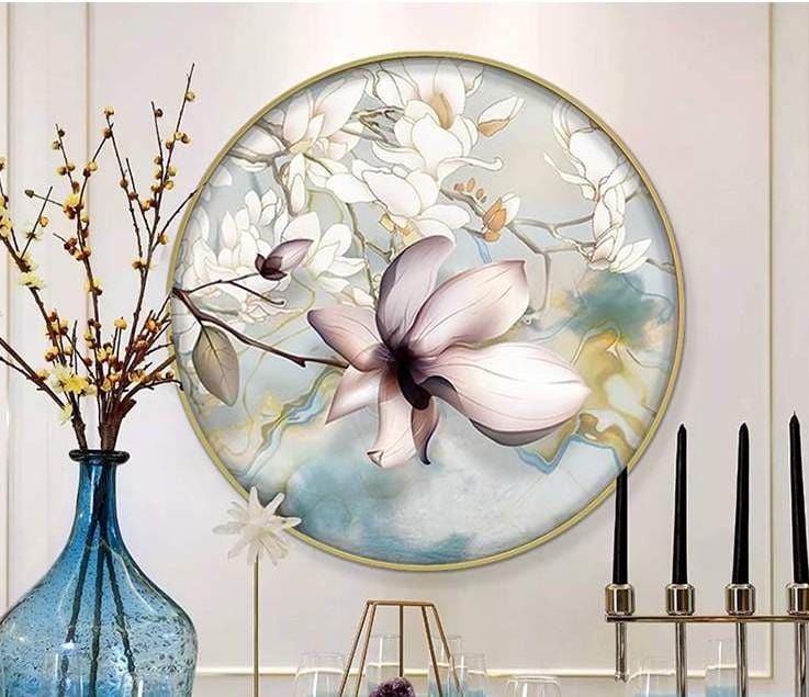 50X50CM-Round 5D Full Diamond Painting DIY Pictures