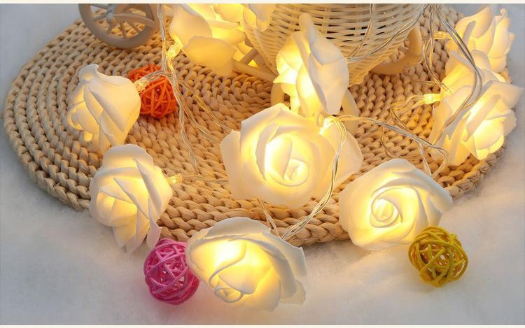 2.5M 20LED Rose Lamp